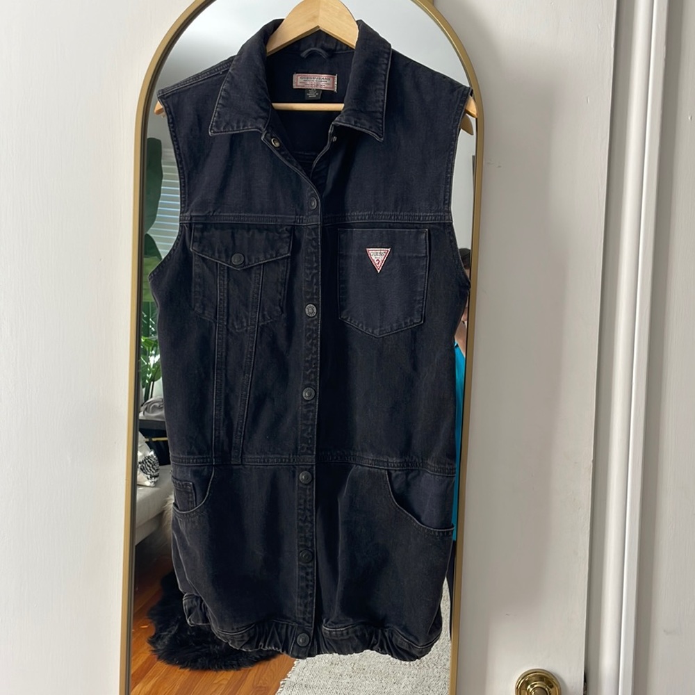 GUESS ORIGINAL Long Denim Vest